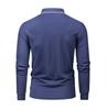 Classic Business and Leisure Polo Shirt Men's Long Sleeve