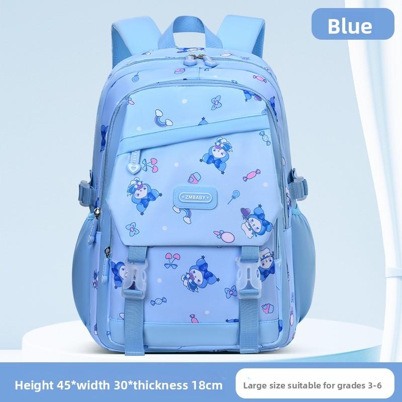 Kuromi Childrens School Backpack With Breathable Nylon And Padded Straps For Girls