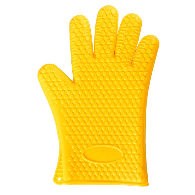 Baking Silicone Microwave Oven Gloves BBQ Grill Gloves Heat Resistant Oven Mitts Kitchen Gadgets Kitchen Accessories