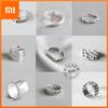 Vintage Zilverkleurig Metaal Punk Letter Open Ringen Ontwerp Vingerringen voor Vrouwen Mannen Feest Sieraden Cadeaus LETTER