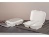 Biodegradable Eco-friendly Disposable Paper Lunch Box with Double Compartment, 9x6 Inch