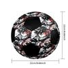 Soccer Ball Colorful Machine Stitched PVC Size 5 Team Training Competition Ready Durable High-Bounce Cool Sports Gift