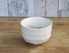 Mino Ware Japanese Cafe Series Echigo 1 Piece H7 X W10 X [Matcha Bowl/Small Bowl] White, (Size D10cm)