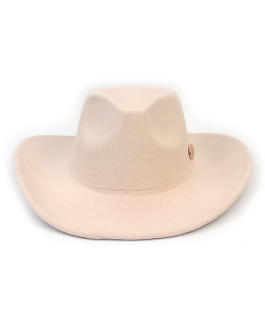 Yunibeosyeolkemiseuteuli Cowboy Wool Ivory Fedora Fedora
