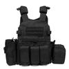 Gilet Tattico Corazza Corpo Equipaggiamento da Combattimento Esercito Porta Piastre Caccia Accessori Airsoft Tasca per Wargame Gilet