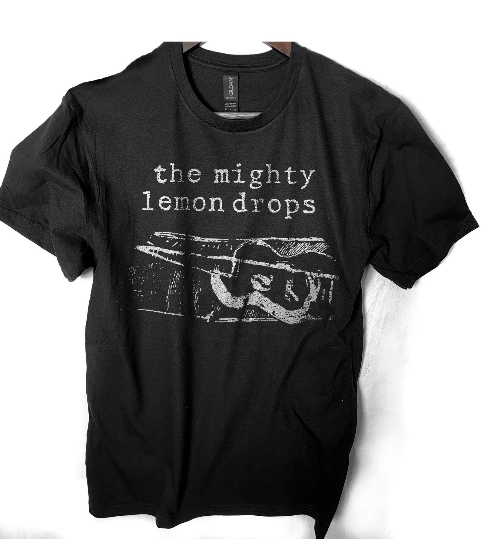 the mighty lemon drops T shirt screen print short sleeve shirt cotton L