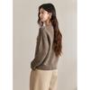 MISHOW Women's Faux Mink Pony Knit Pullover Sweater