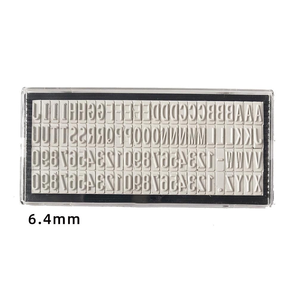 

3/4/6.4mm Type Stamp DIY Rubber Scrabble Board Digital Letter Stamp DIY Cut Paste Reusable Stamping Arts Sewing