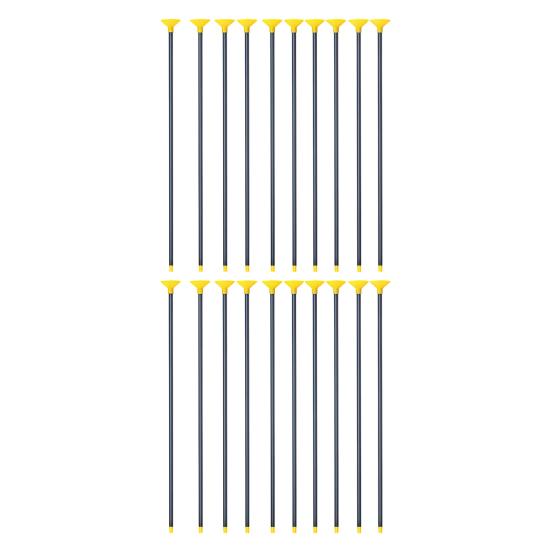 10/20 Pezzi 42cm Frecce Giocattolo per Tiro con l'Arco per Bambini, Pallottole Morbide con Ventosa con Aste in Plastica, Accessori Sicuri per il Gioco all'Aperto