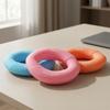 Elastic Hand Exercise Ring With Durable Silicone Material For Rehabilitation And Fitness