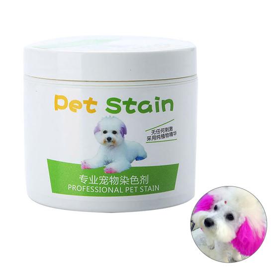 

Pet Dye No Heating Non-Toxic Cream for Dogs Temporary Hair Color Cats Safe Skin Silky Vibrant A