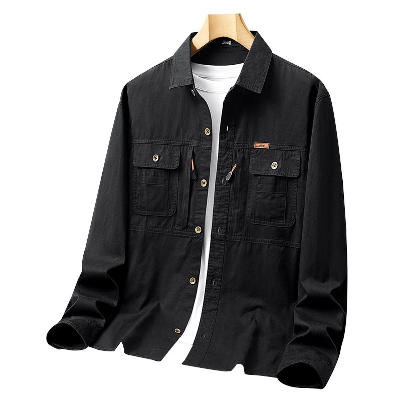 

JEEP Men s Versatile Long Sleeve Shirt Jacket XL