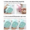 Night Light Cute Expression Alarm Clock Child Alarm Clock Voice Controlled Light Multifunctional For Home Thermometer