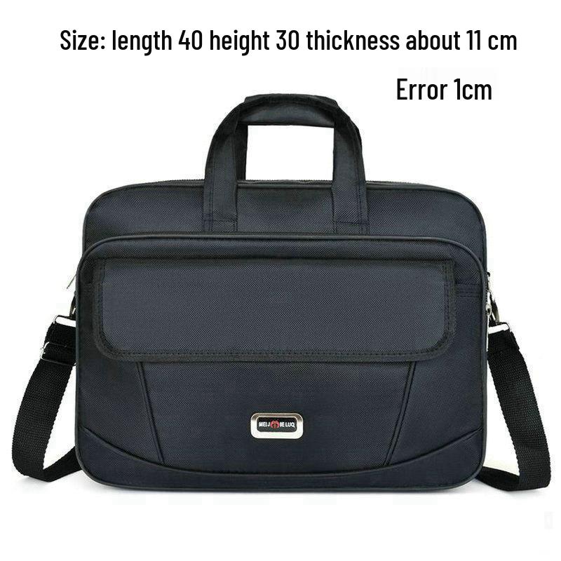 Men's 20" Oversized Waterproof Oxford Messenger Bag - Durable Business & Travel Briefcase