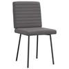 VidaXL Dining Chairs Set of 2 Grey Faux Leather, Chair, Living Room Chair, Accent Chair, Kitchen Chair, Seat At 4101168
