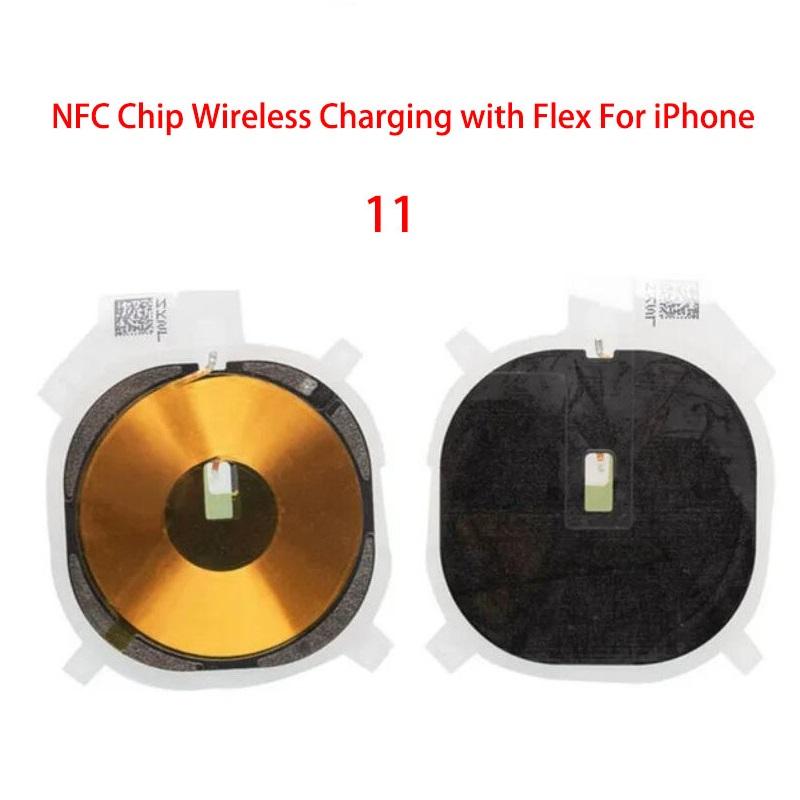 

Wireless Charging Chip Coil NFC With Volume Flex For iPhone 11 Pro Max 12 13 14 X XS XR Charger Panel Sticker For iPhone 11