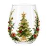 3D-Weihnachtstasse mit festlichem Feiertagsdesign für heiße und kalte Getränke