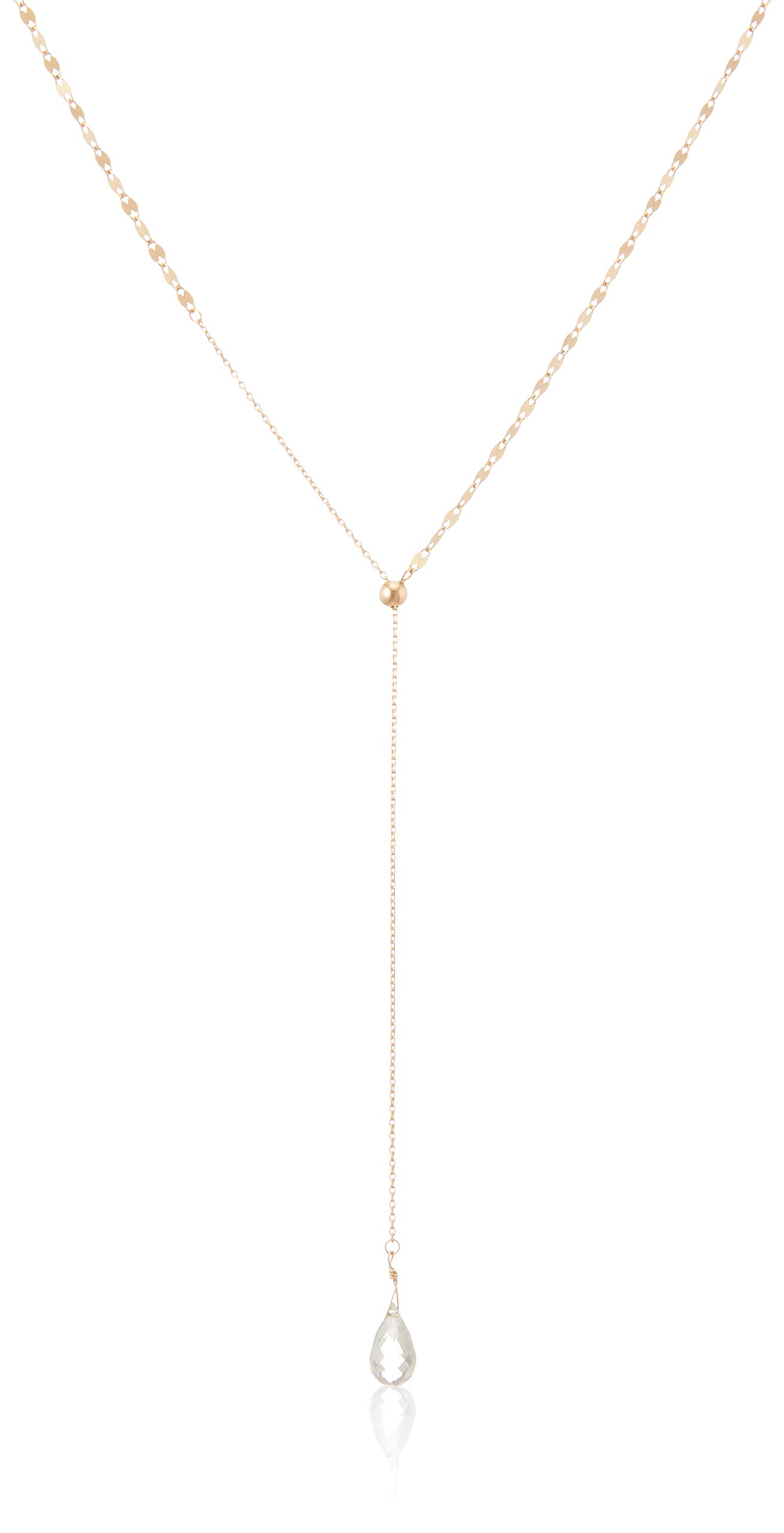 

February Birthstone Green Amethyst K10 Yellow Gold Necklace [ESTELLE] [WEB Limited] 0351-9894-0012-0000 золотий