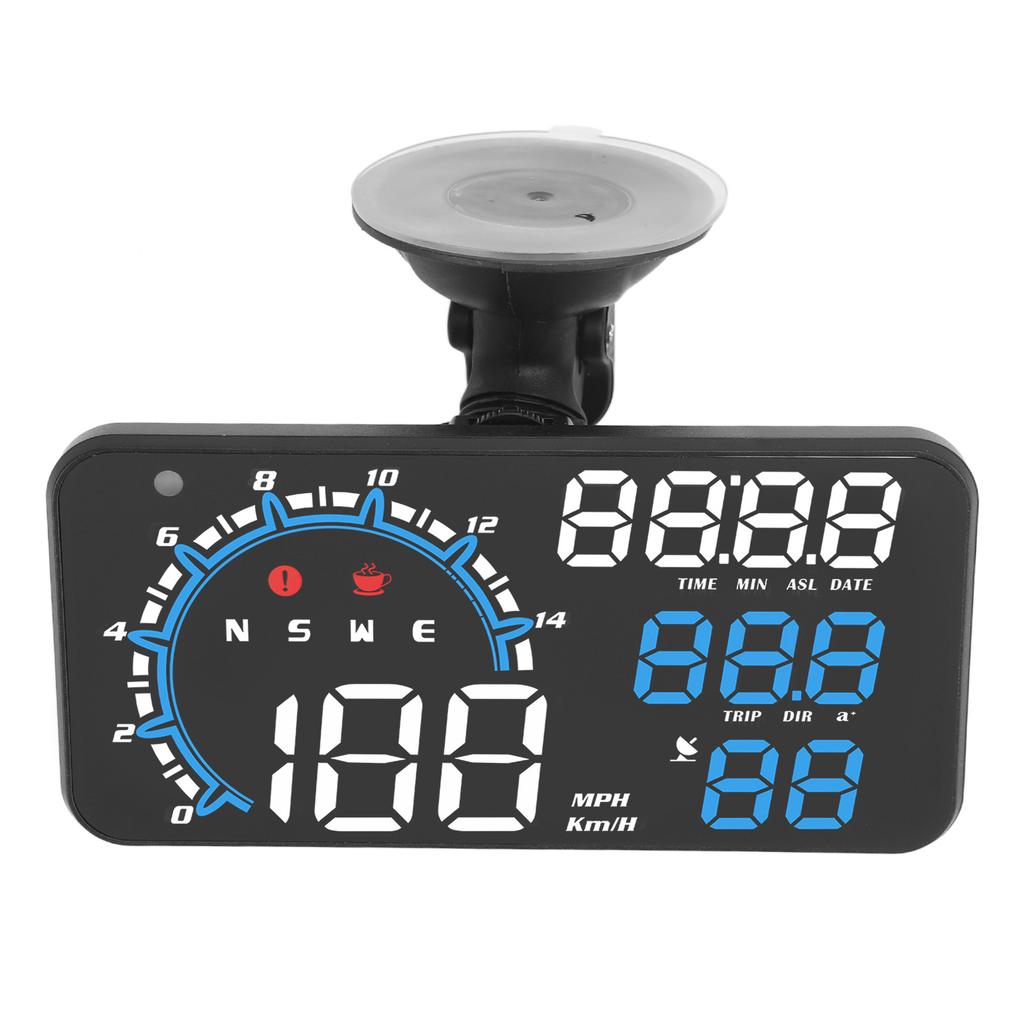 GPS Speedometer Speed Alarm Fatigue Driving Reminder Rugged HD Display HUD Display   for Car