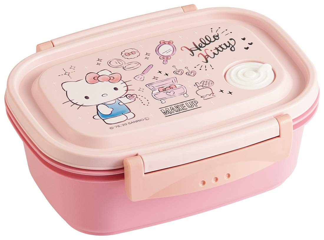 

Skater Легкий и удобный ланч-бокс Средний Безопасный для микроволновой печи 550 мл Hello Kitty Герметичный контейнер Контейнер для хранения Sanrio XPM4