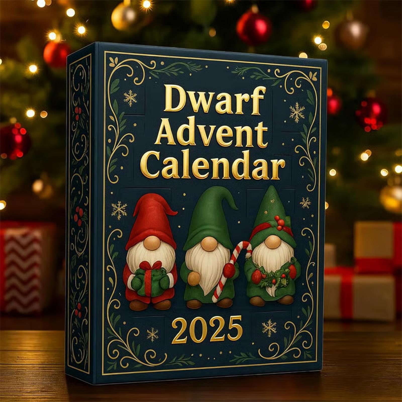 

24 Days Acrylic Cartoon Santa Claus Christmas Advent Calendar Christmas Tree Decorations Mini Xmas Tree Santa Claus Pendant One Size