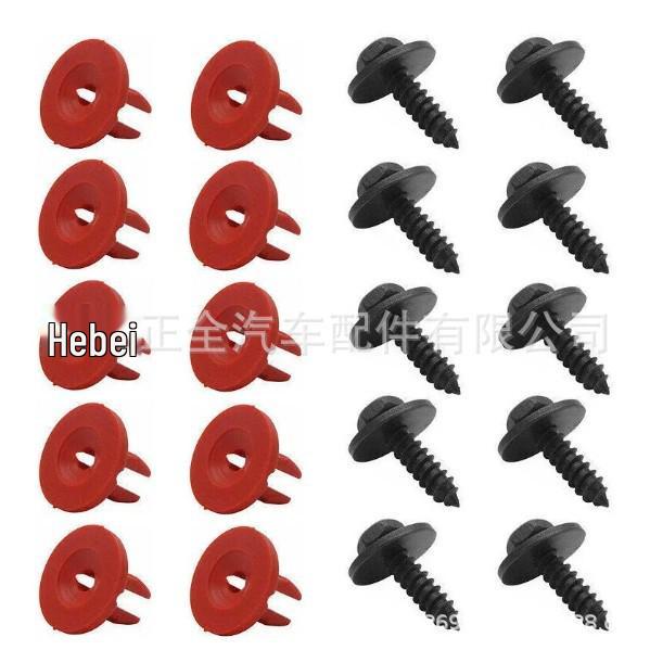 Ford Car Clips & Metal Fenders Set: 6*16M, 10 pcs each, 20 pcs/pack - Round Head Nail Holder Light.