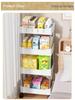 Compact Multi-Tier Storage Rack for Kitchen, Bathroom, and Living Room