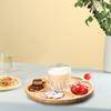 Elegantes Holz-Serviertablett für Familienessen und Partys