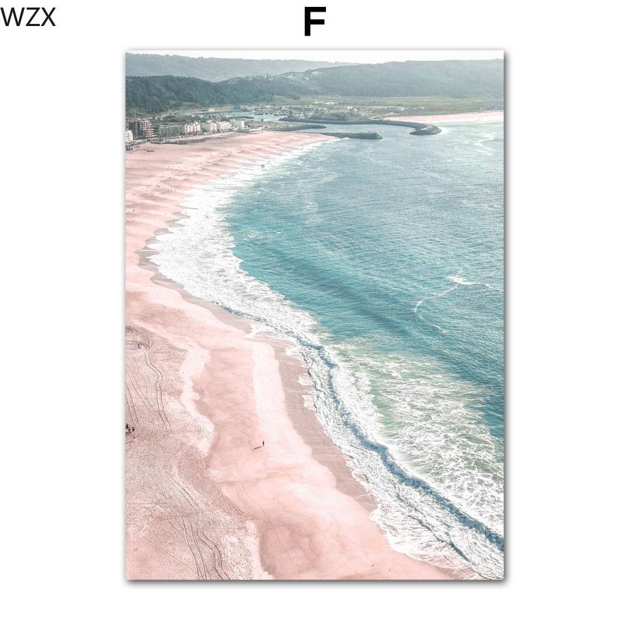 Morze Egejskie Santorini Plaża Muszla Kwiat Sztuka Ścienna Płótno Malowanie I Wydruki Obrazy Ścienne Do Wystroju Salonu Plakaty Nordyckie