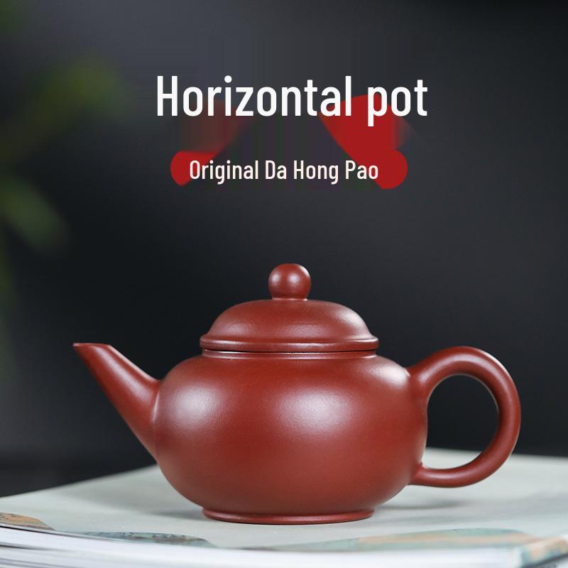 Handmade Yixing Zisha Da Hong Pao Teapot with Large Ball Hole