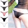 1Pc Briefs Sexy Nylon Solid Color Lingerie Underwear See-through Panties Womens Low Rise Thongs