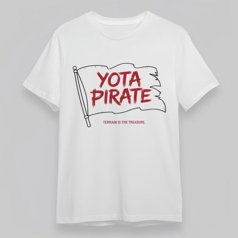 

Men s Comfortable Oversize Classic T-Shirt Yota Pirate Adventure Map Cotton Tee M