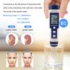 EZ9909PH Five-in-One Water Quality Tester: Tests pH, Salinity, Temperature, TDS, and EC Levels.