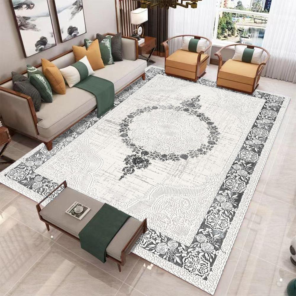 Persian Moroccan Carpet Living Room Bedroom Full Vintage Ethnic Style Carpet Sofa Decor Rug Bedside Soft Rug Kitchen Floor Mat