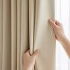 Modern Blackout Curtains for Window Treatment Blinds Finished Drapes Solid Color Blackout Curtains for Living Room Bedroom Grommet Top 1pc