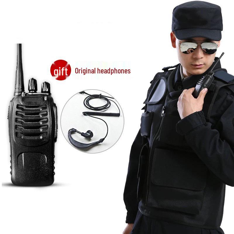High-Power Handheld Walkie-Talkie for Outdoor, Hotel, and Construction Site Security.