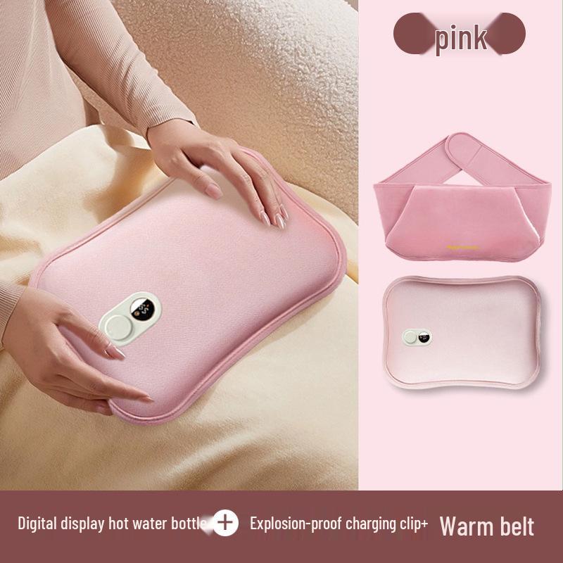Electric Explosion-Proof Rechargeable Hand Warmer & Large Hot Water Bag
