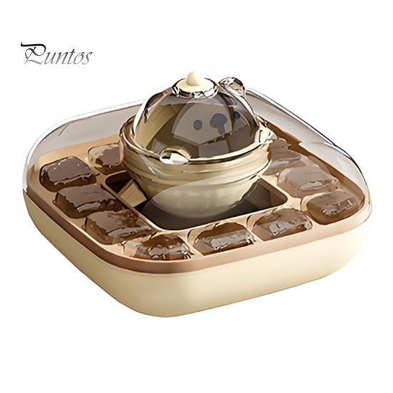 

Форма для льда с крышкой, легкосъемная, бесконтактная, для изготовления хоккейных шайб, для морозильника, без содержания бисфенола А, штабелируемые лотки для льда для напитков, кофе, коктейлей кофейный