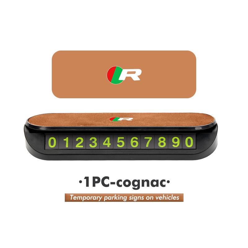 Car Temporary Parking Card Phone Number Card Plate Telephone Number Holder For Jaguar XF XJ XE XK S-Type F-Type X-Type F-Pace SS18