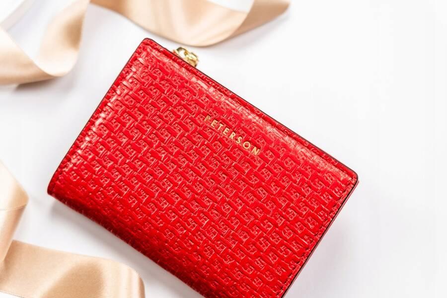 Small women's wallet made of eco-leather - Peterson
