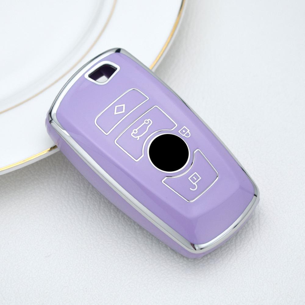 TPU Remote Car Key Case Cover Holder for BMW 1 3 5 7 Series X1 X3 X4 X5 X6 F10 F20 F30 F34 F25 F31 M3 M4 E34 Keychain