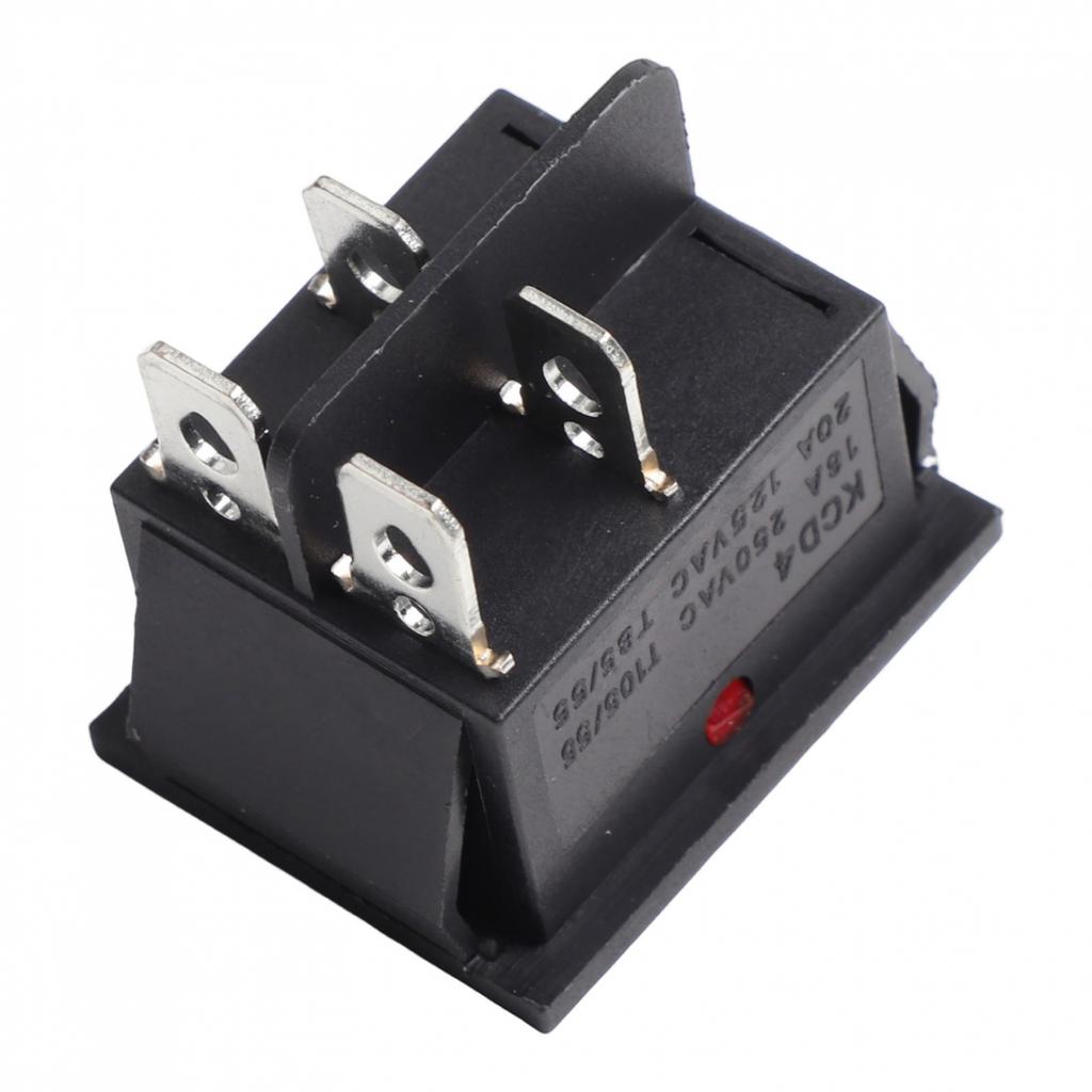 4-Pin Power Button High-Power Rocker Switch KCD4 Boat Switch