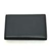 Gucci 428781 Embossed Logo Key Holder Key Ring 6 Rings Key Case Leather Black