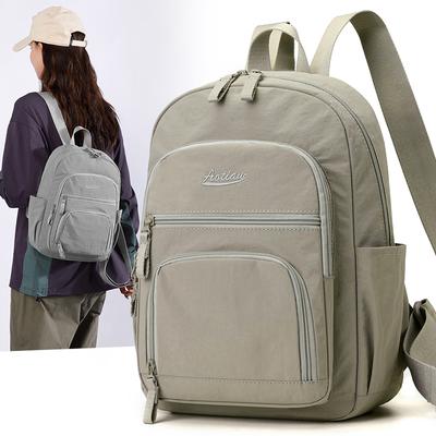 Backpack Nylon Waterproof  Laptop Unisex Casual Mochila Sports Travel Zipper Lightweight Rucksacks