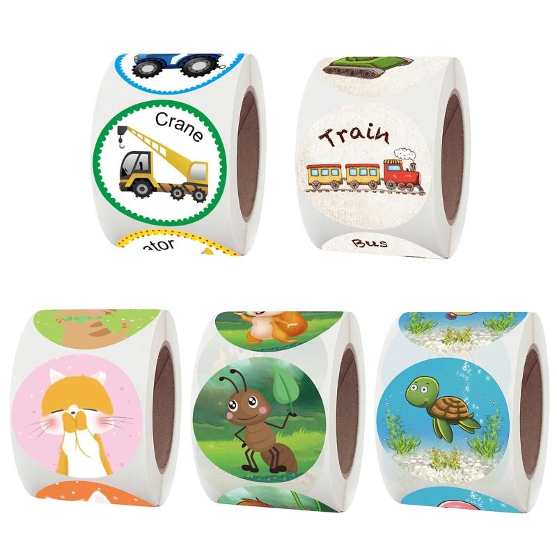 500 Pezzi/Rotolo Cartoon Animal Reward Stickers Diario Scrapbooking Insegnante Incentive Rtengtunn Labels Sticker B 500 Pezzi/Rotolo Cartoon Animal Reward Stickers Diario Scrapbooking Insegnante Incentive Rtengtunn Labels Sticker B