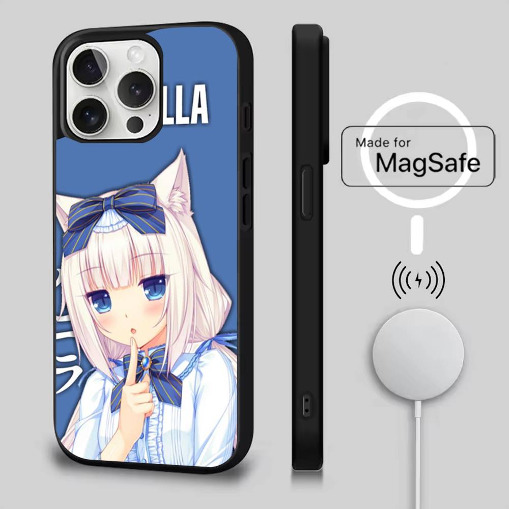 

Game N-Nekopara Cute For iPhone 17,16,15,14,13,12,11,Pro,Max,Plus,Mini,SE4,E Magnetic For Magsafe Wireless Phone Case iPhone16promax