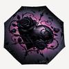1pc Gothic Rose Emblem Umbrella with Plastic Handle, Suitable for All Seasons Outdoor PT401