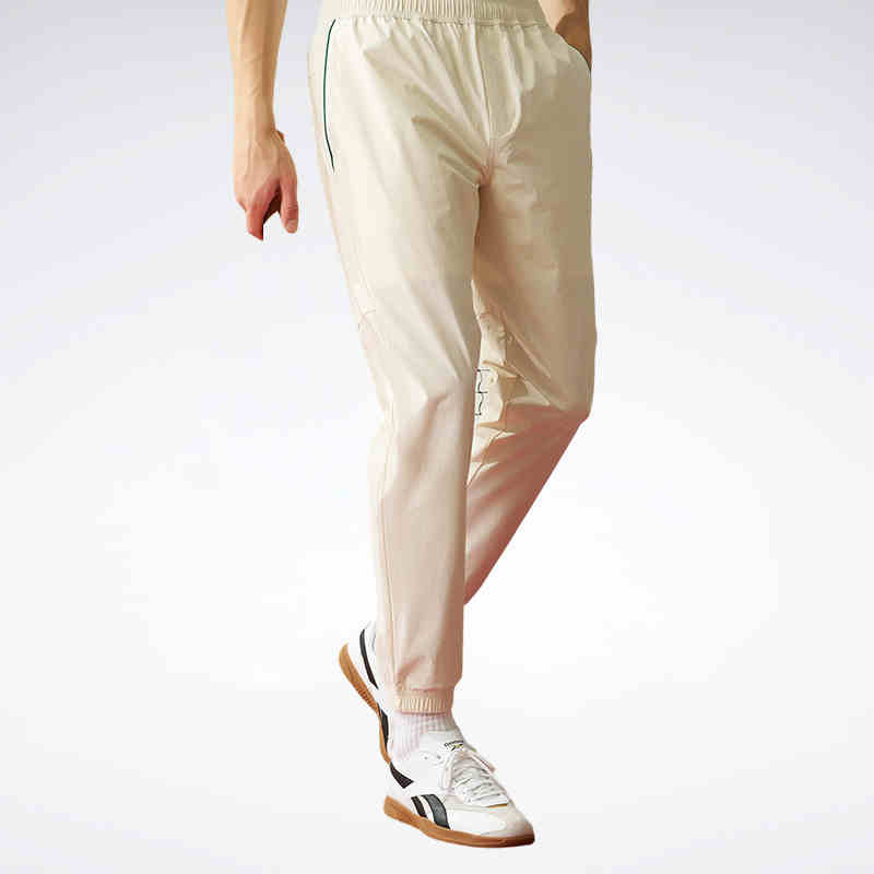Reebok Fashionable Comfortable Versatile Woven Casual Pants Men Bottoms Off-White 24FRC633MGW2
