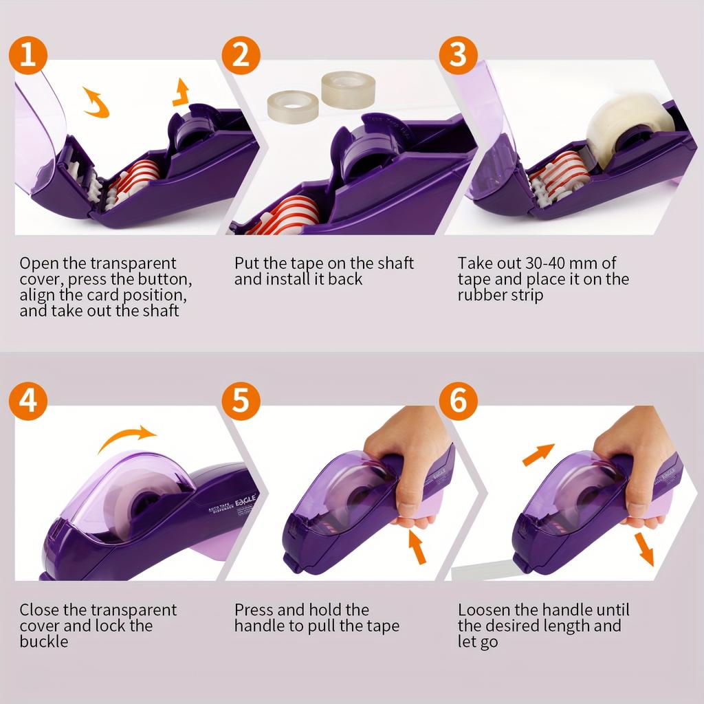 Automatic Tape Dispenser Gun - Single Handheld Design for Efficient Gift Wrapping, Perfect for Christmas and Home Use