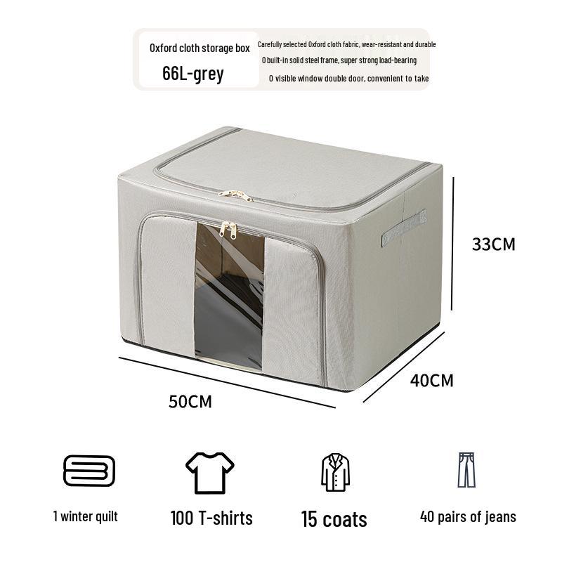 Foldable Waterproof Quilt Organizer with Large Capacity for Bedroom